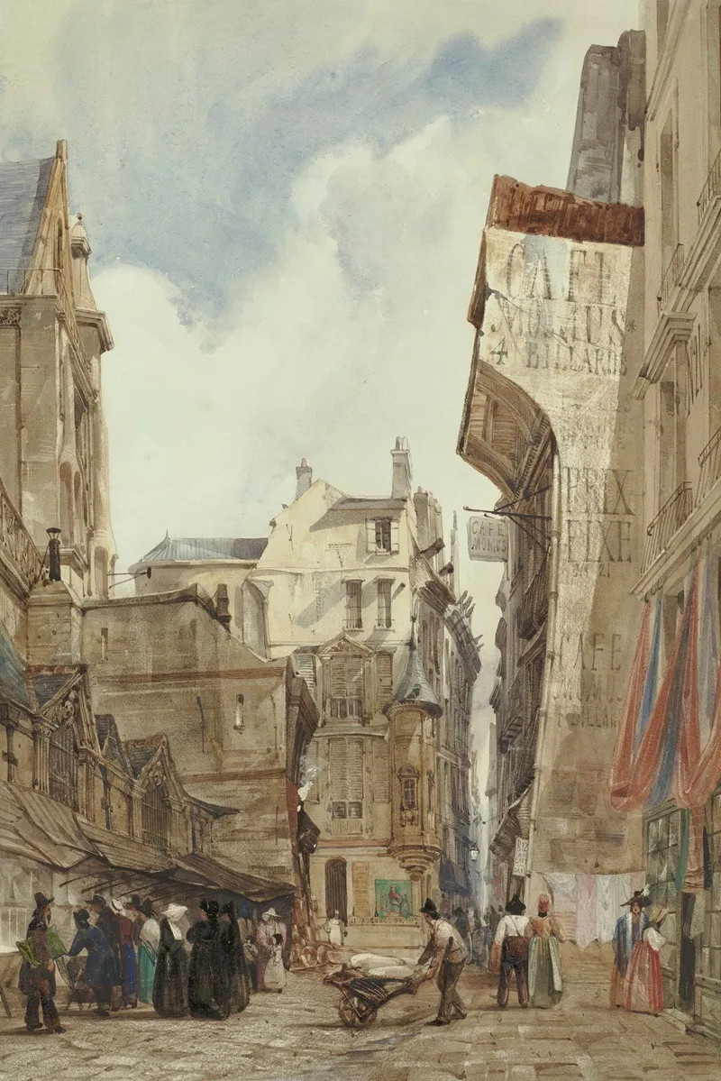 The Cafe Momus Rue Des Pretres St Germain Lauxerrois Paris