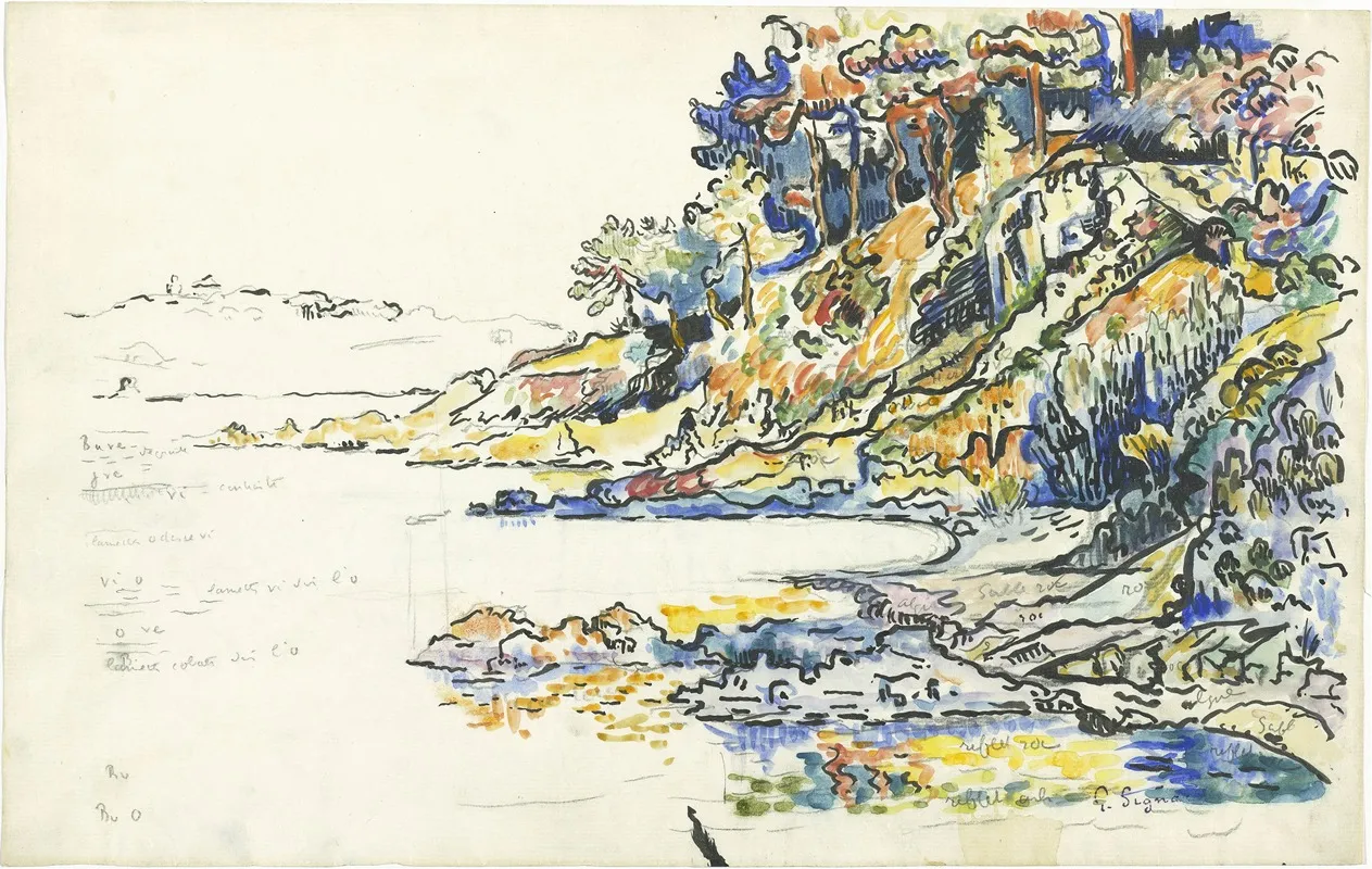 The Calanque At Saint Tropez