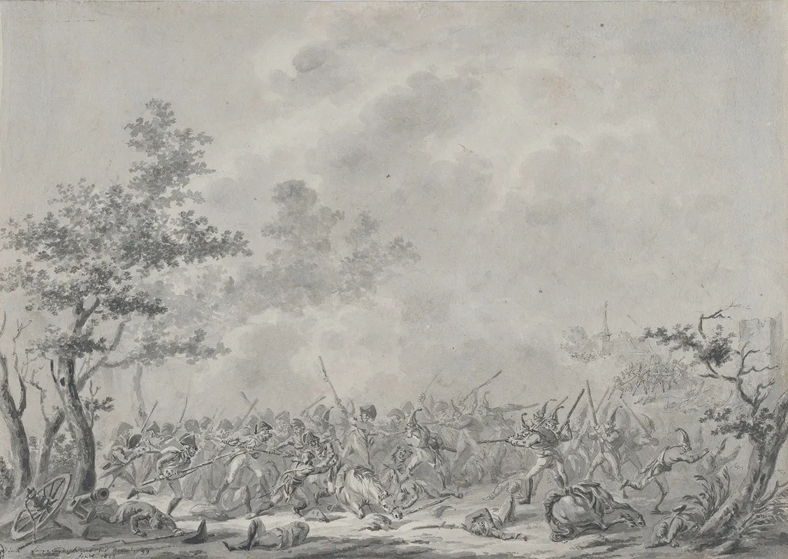 The Capture Of Lieutenant General Johann Hermann Von Fersen During The Battle Of Bergen 19 September 1799