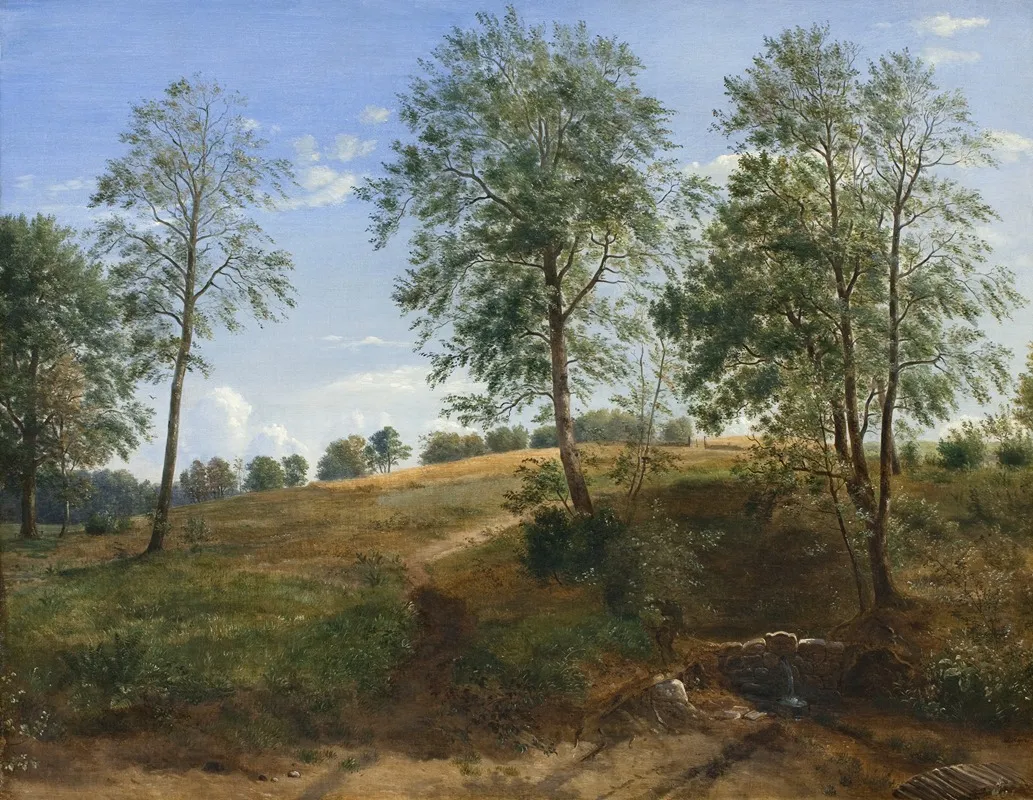 The Caroline Spring At Naesby On Funen by Dankvart Dreyer - Canvas Print