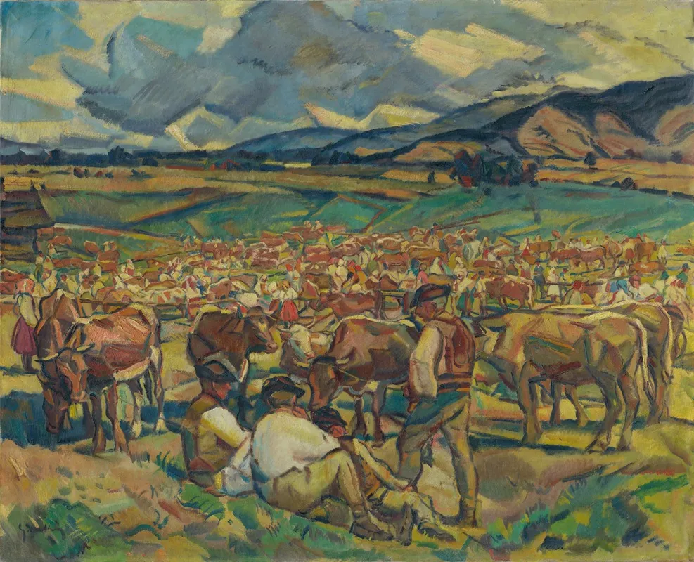 The Cattle Market In Helpa