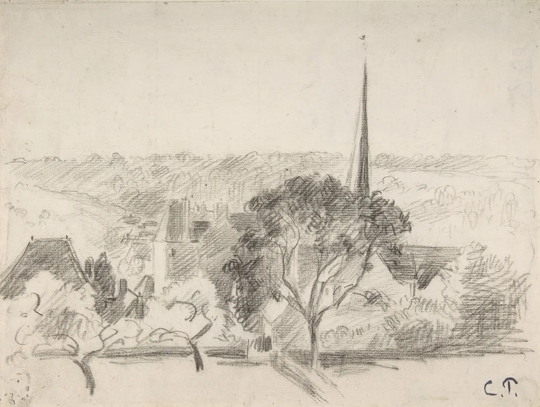 The Church At Eragny