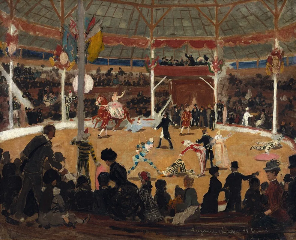 The Circus by Suzanne Valadon - Canvas Print