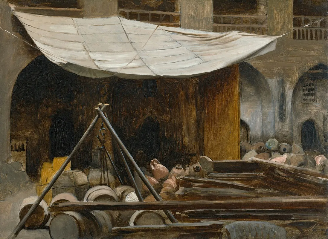 The Citadel Acre by Jean-Léon Gérôme - Canvas Print