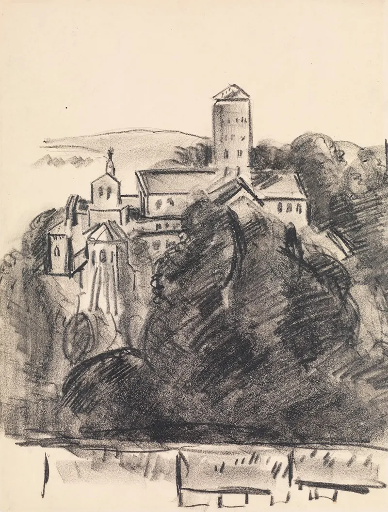 The Cloisters 2 by Marsden Hartley - Canvas Print