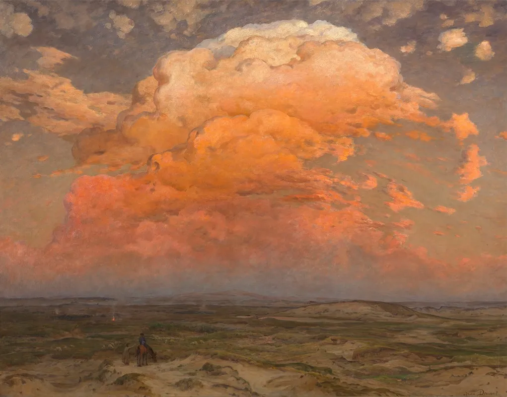The Cloud 2 by Adrien-Louis Demont - Canvas Print