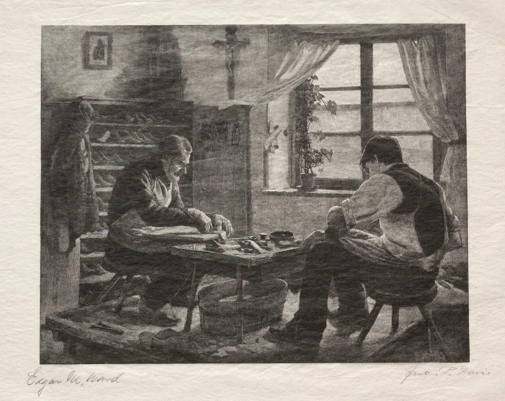 The Cobblers by John Parker Davis - Canvas Print
