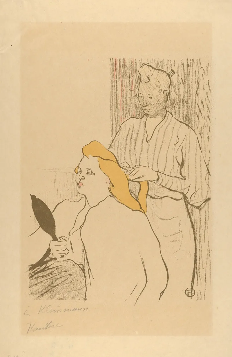 The Coiffure Playbill For The Theatre Libre