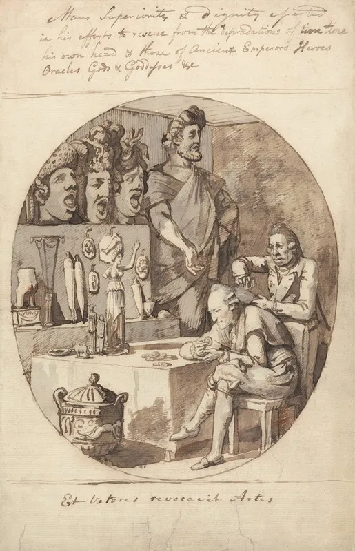 The Collector by George Dance - Canvas Print