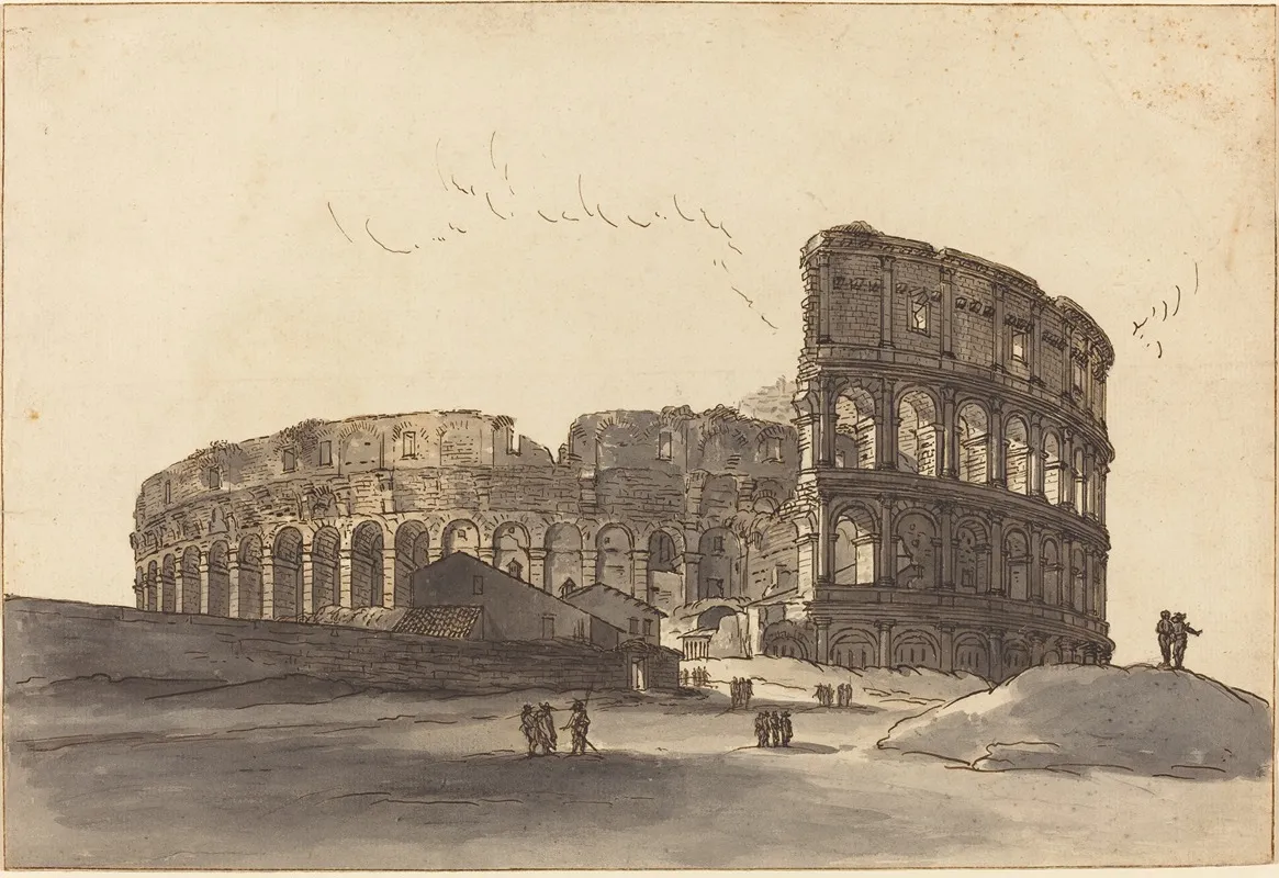 The Colosseum 2 by Victor-Jean Nicolle - Canvas Print