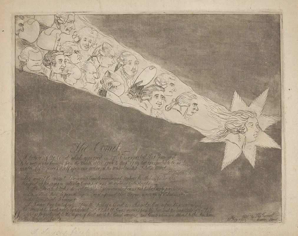 The Comet 2 by James Sayers - Canvas Print