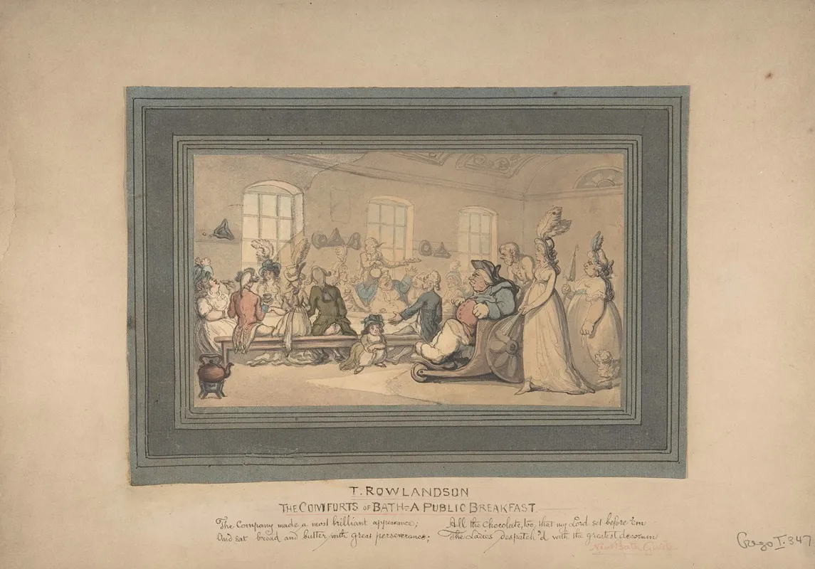 The Comforts Of Bath And Public Breakfast