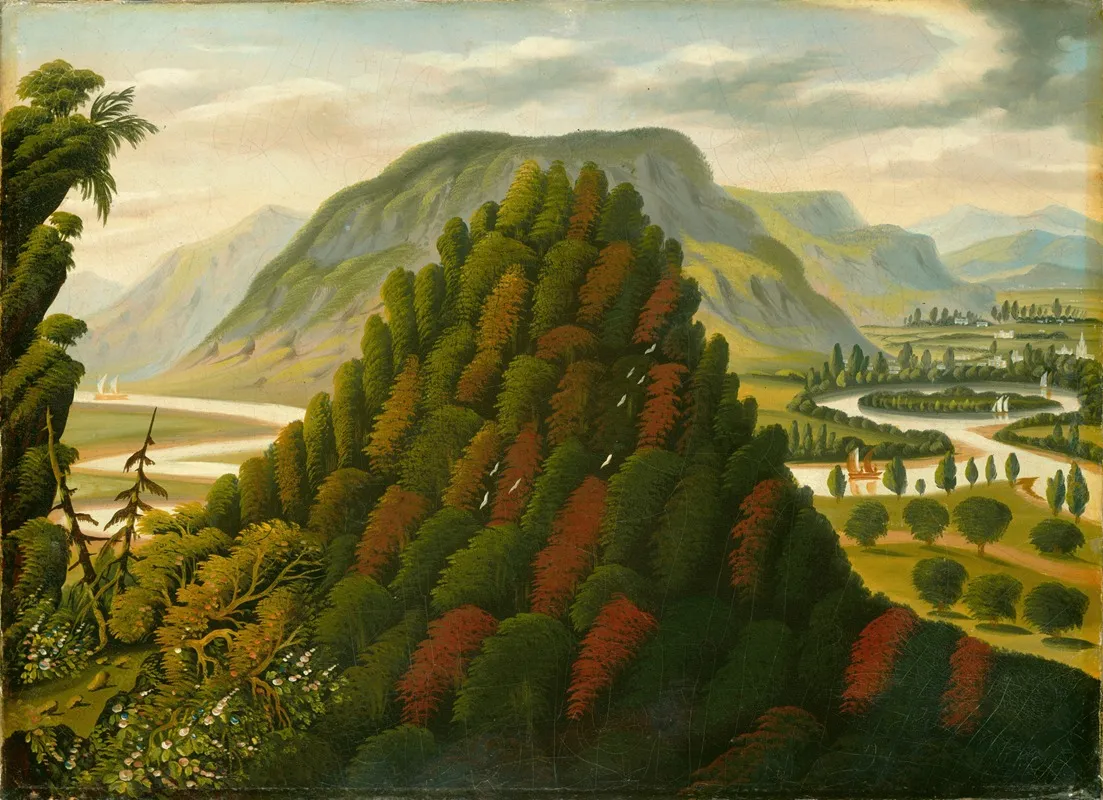 The Connecticut Valley by Thomas Chambers - Canvas Print