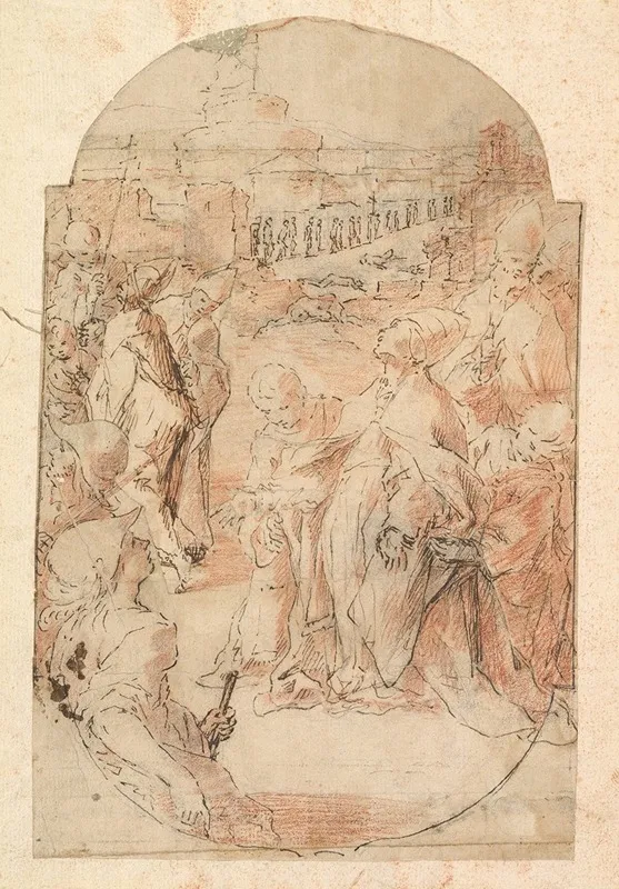 The Consecration Of The Site Of A Church In Rome By A Pope