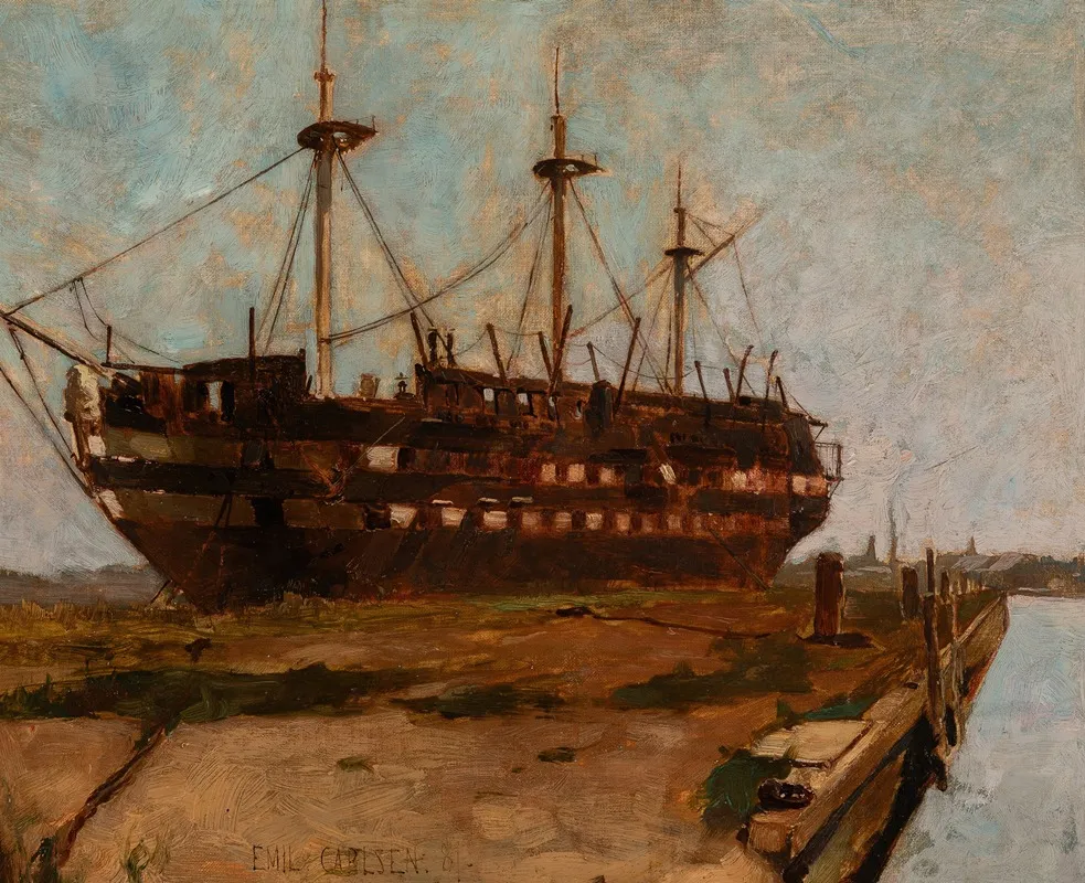 The Constitution 2 by Emil Carlsen - Canvas Print