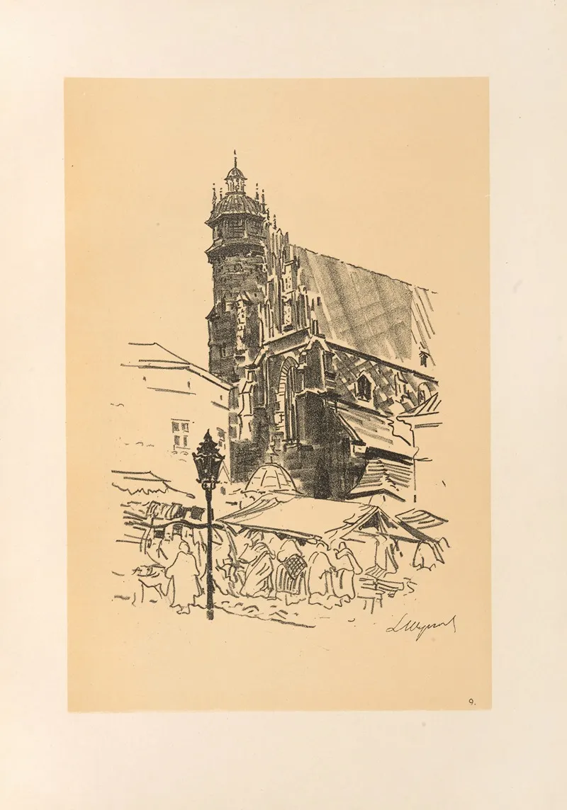 The Corpus Cristi Church by Leon Wyczółkowski - Canvas Print