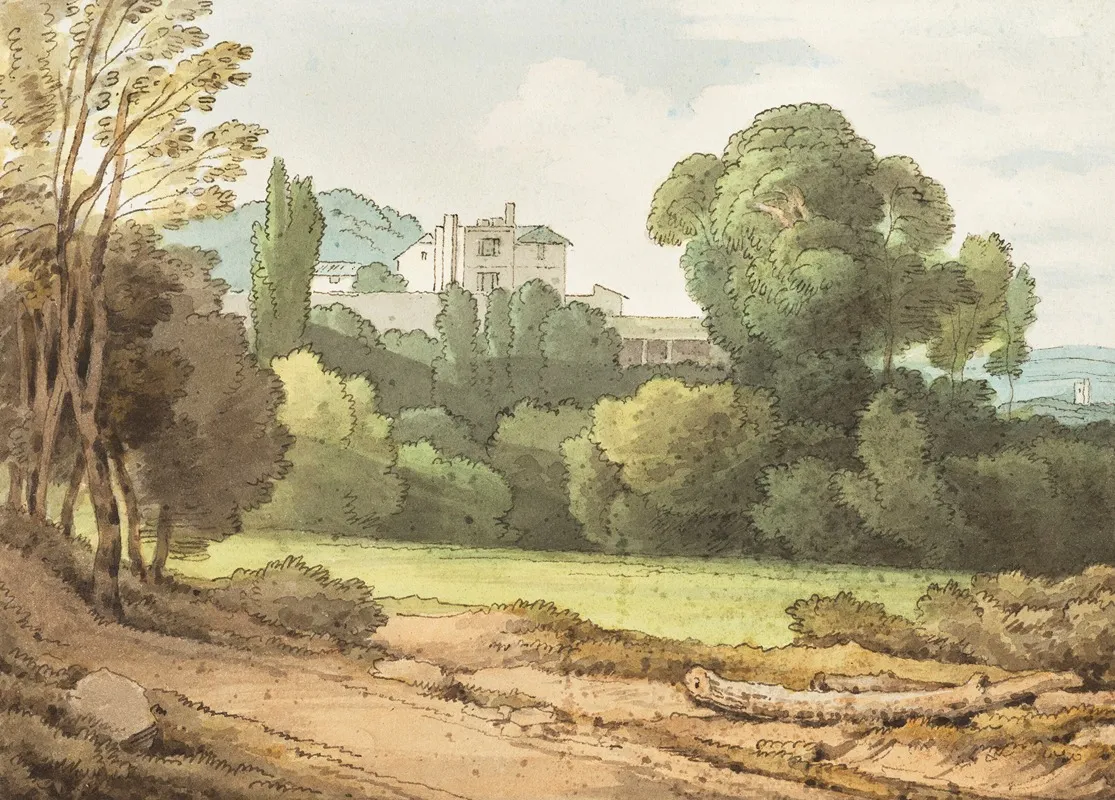 The Cot Alphington Devon by John White Abbott - Canvas Print