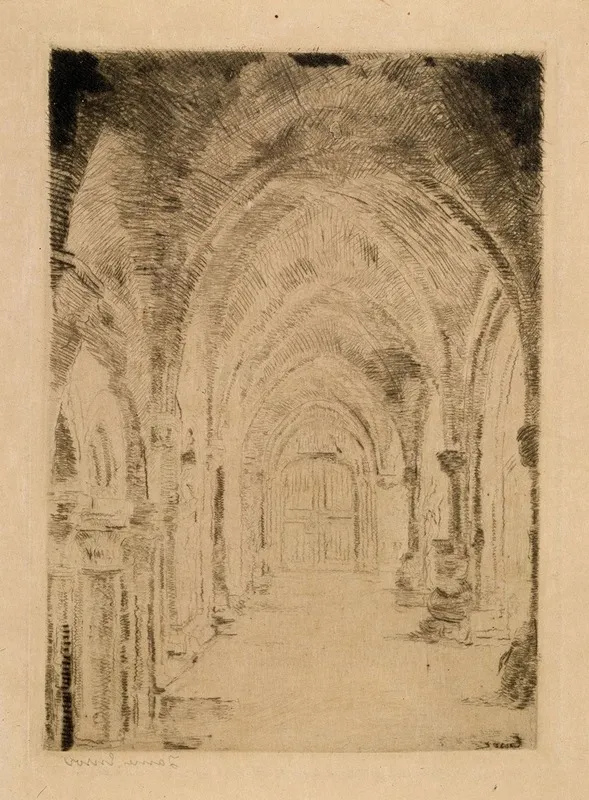 The Crypt 2 by James Ensor - Canvas Print