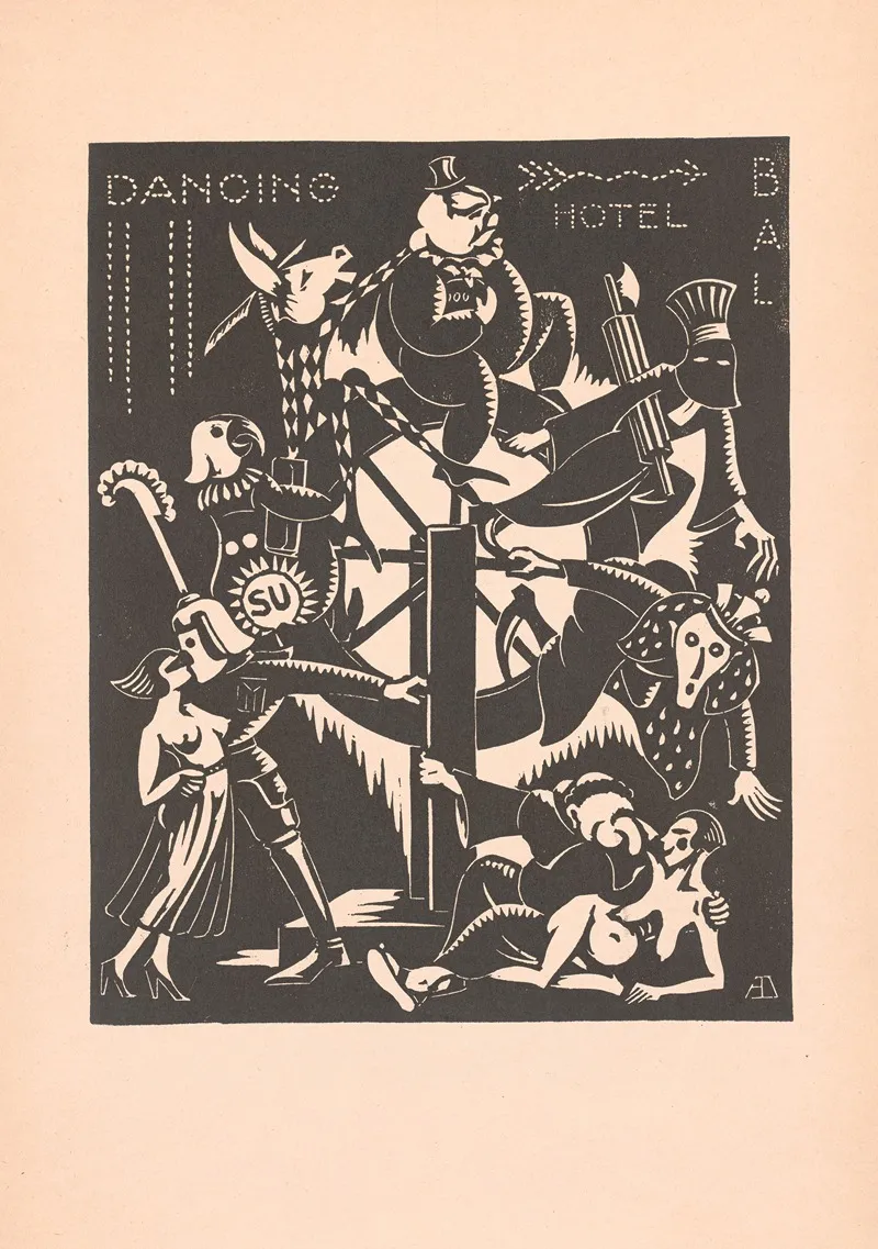 The Daily Carnival by Albert Daenens - Canvas Print