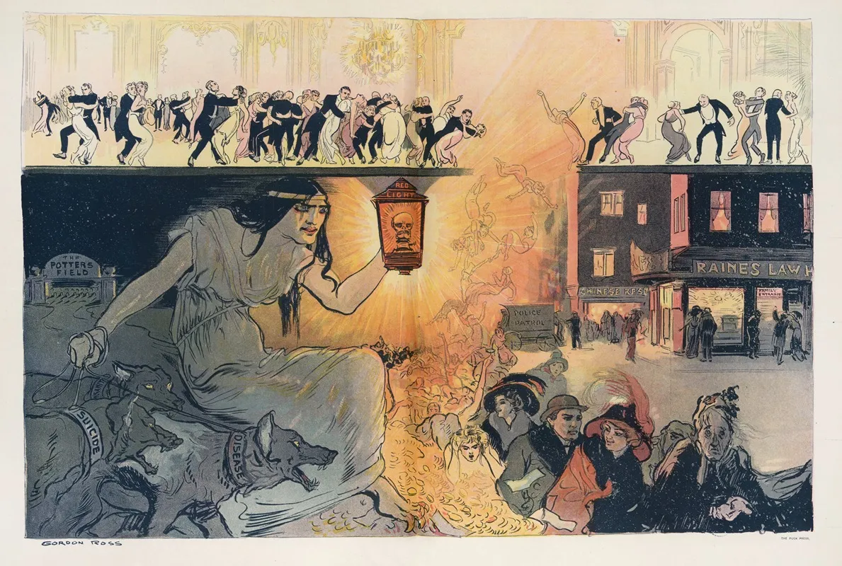 The Dance Of Death 2 by Gordon Ross - Canvas Print