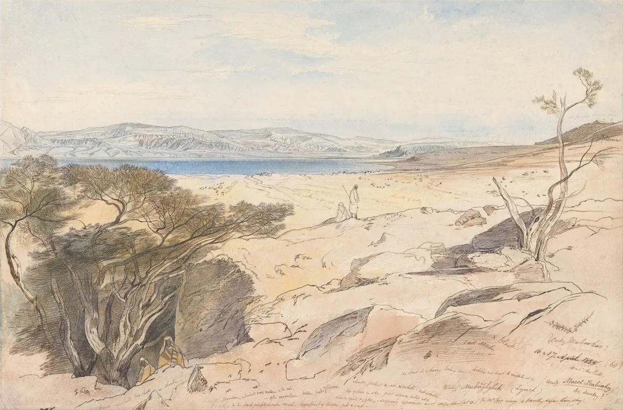 The Dead Sea 16 And 17 April 1858