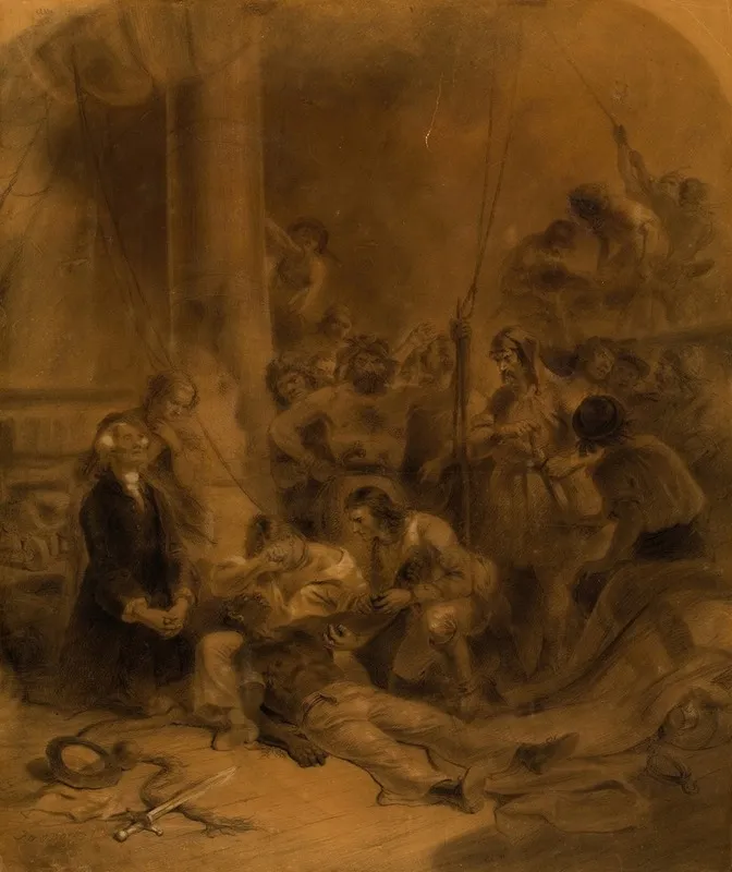 The Death Of Scipio The Red Rover By James Fenimore Cooper