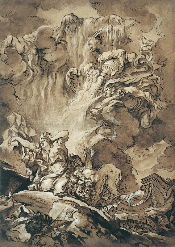 The Deliverance Of Cybele An Allegory Of The Seasons by Gabriel-François Doyen - Canvas Print