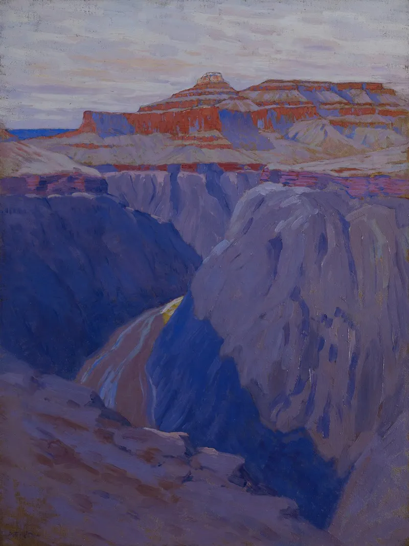 The Destroyer by Arthur Wesley Dow - Canvas Print