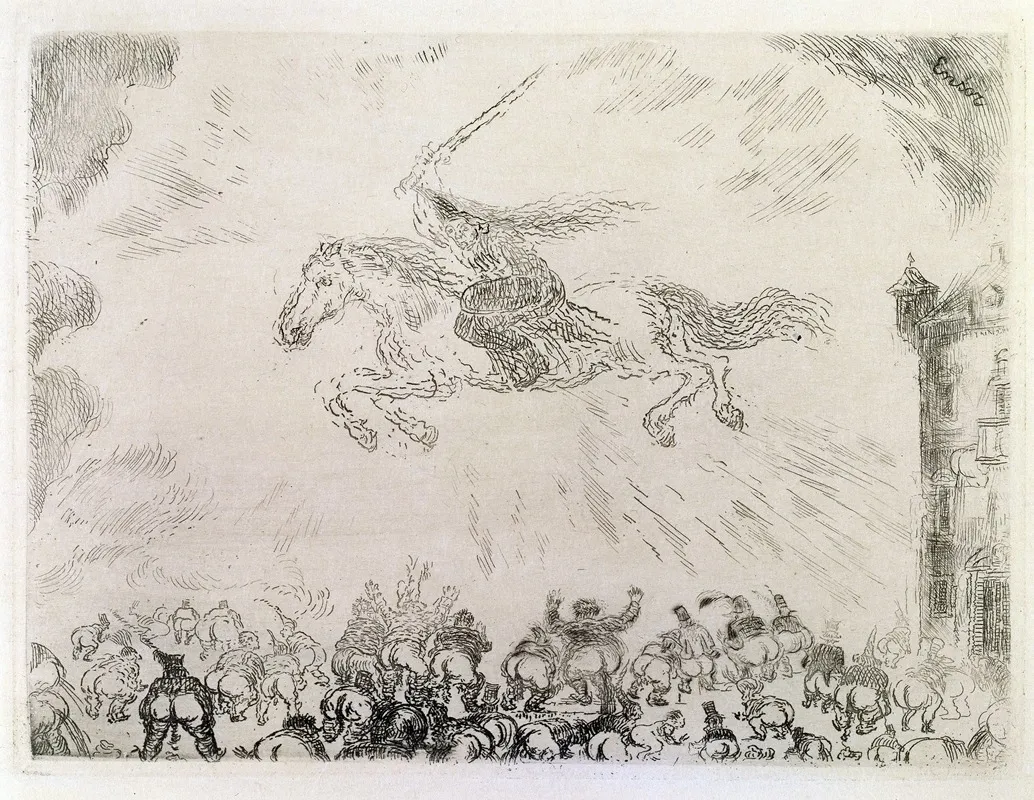 The Destroying Angel 2 by James Ensor - Canvas Print