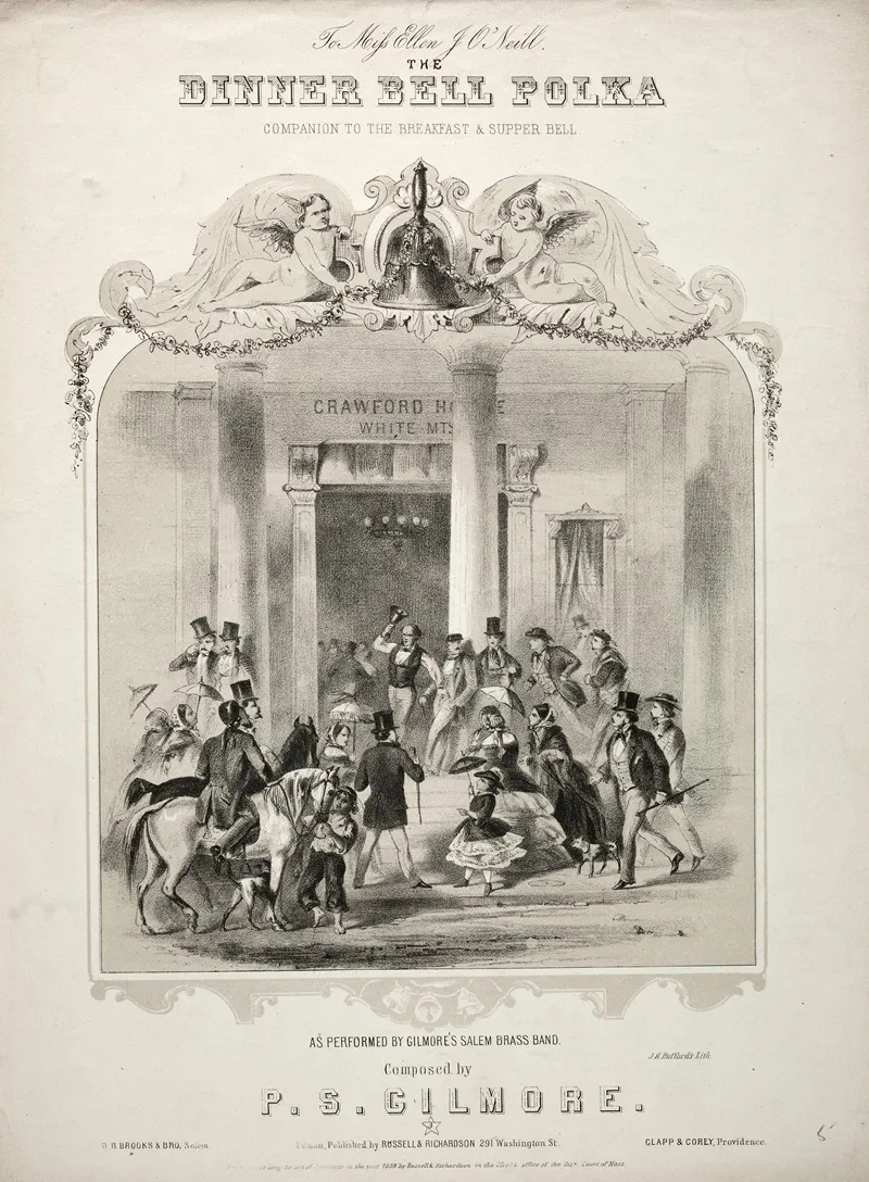 The Dinner Bell Polka Sheet Music Cover