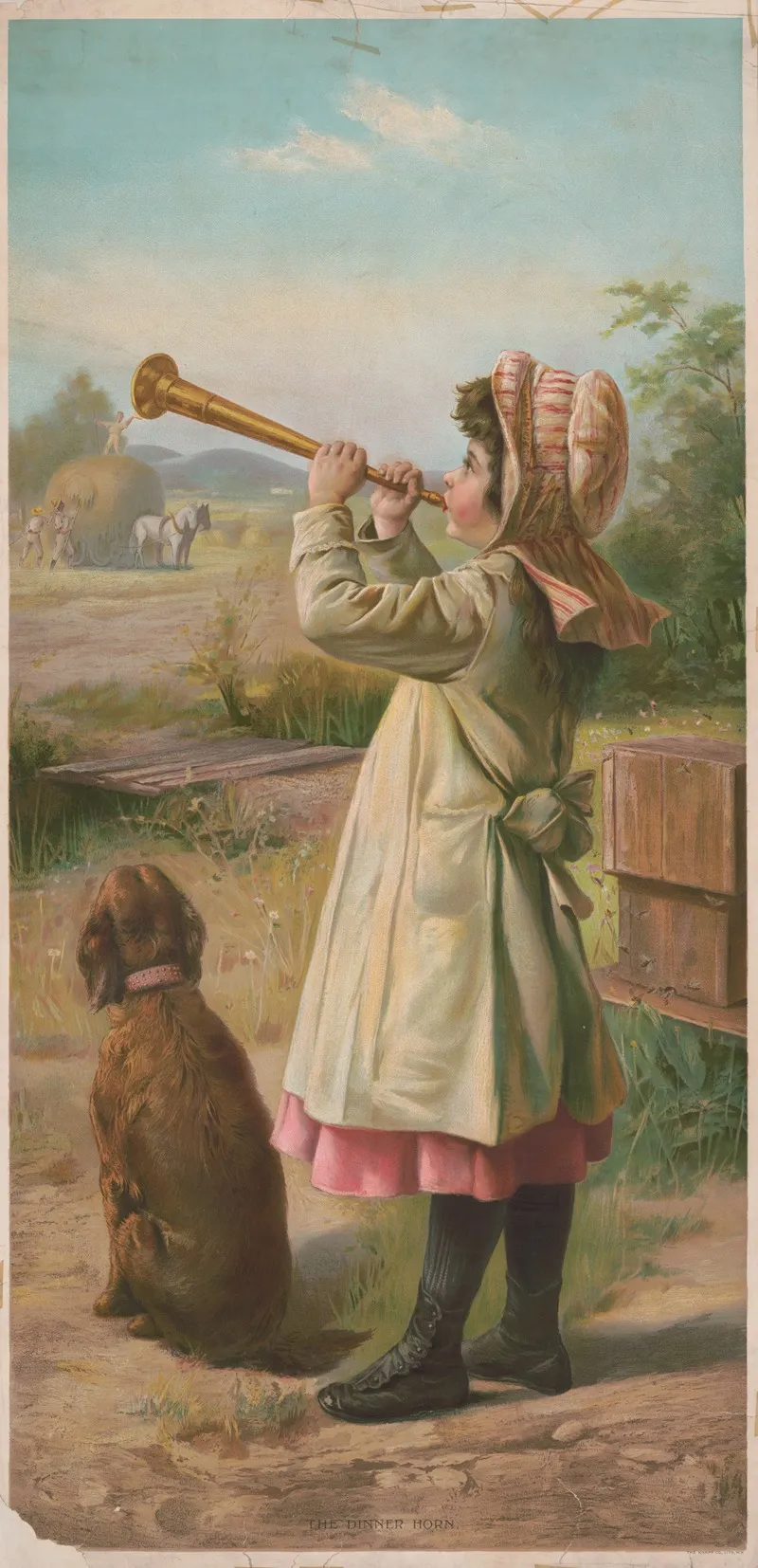 The Dinner Horn 2 by Knapp &amp; Co. - Canvas Print