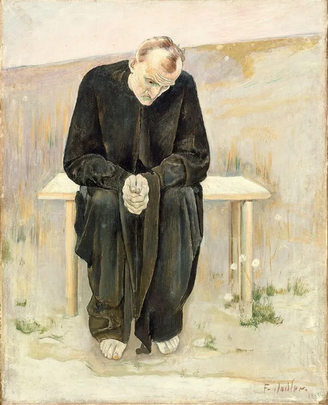 The Disillusioned One by Ferdinand Hodler - Canvas Print