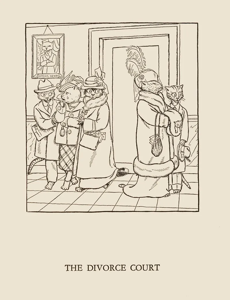 The Divorce Court by William Ely Hill - Canvas Print