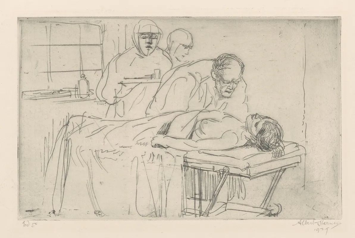 The Doctor 4 by Albert Sterner - Canvas Print