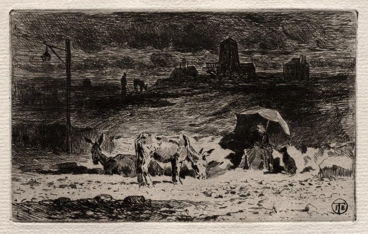 The Donkeys At The Hill Of The Cailles