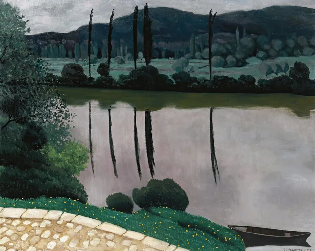 The Dordogne In Vitrac by Félix Vallotton - Canvas Print