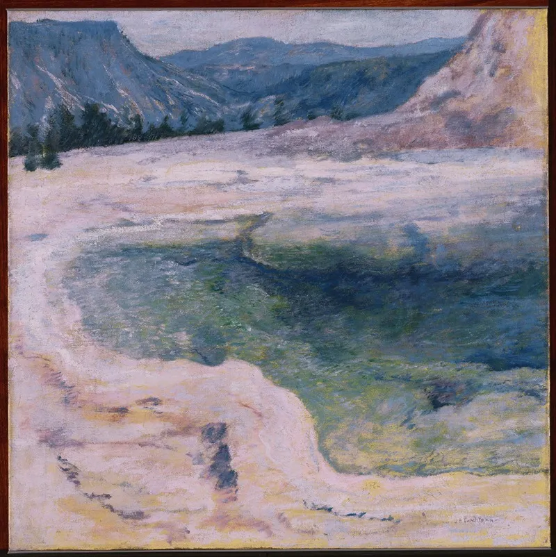 The Emerald Pool by John Henry Twachtman - Canvas Print