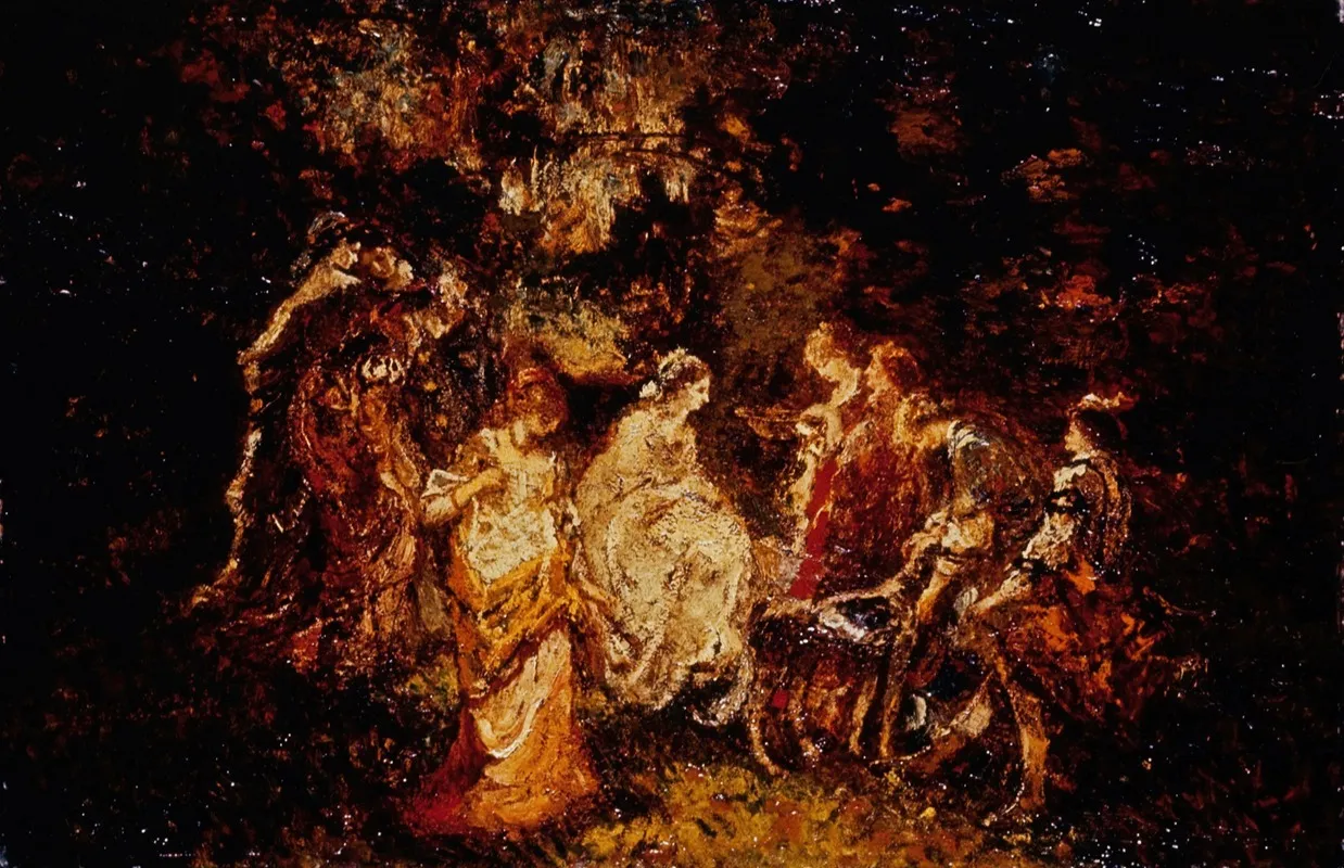 The Empress Eugenie At St Cloud