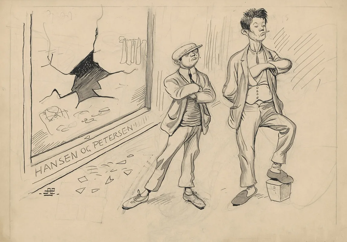 The Enemy Is Crushed by Alfred Schmidt - Canvas Print