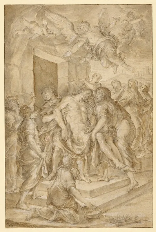 The Entombment 23 by Niccolò Ricciolini - Canvas Print