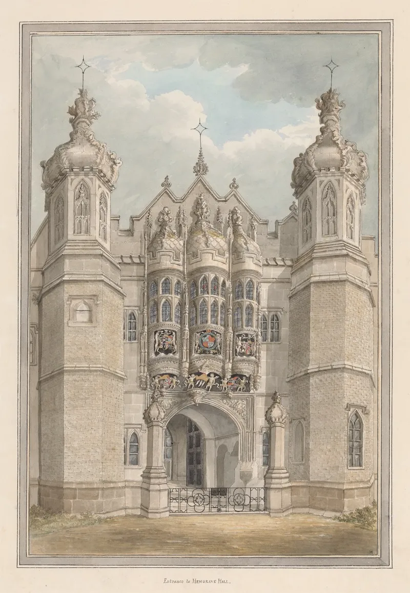 The Entrance To Hengrave Hall