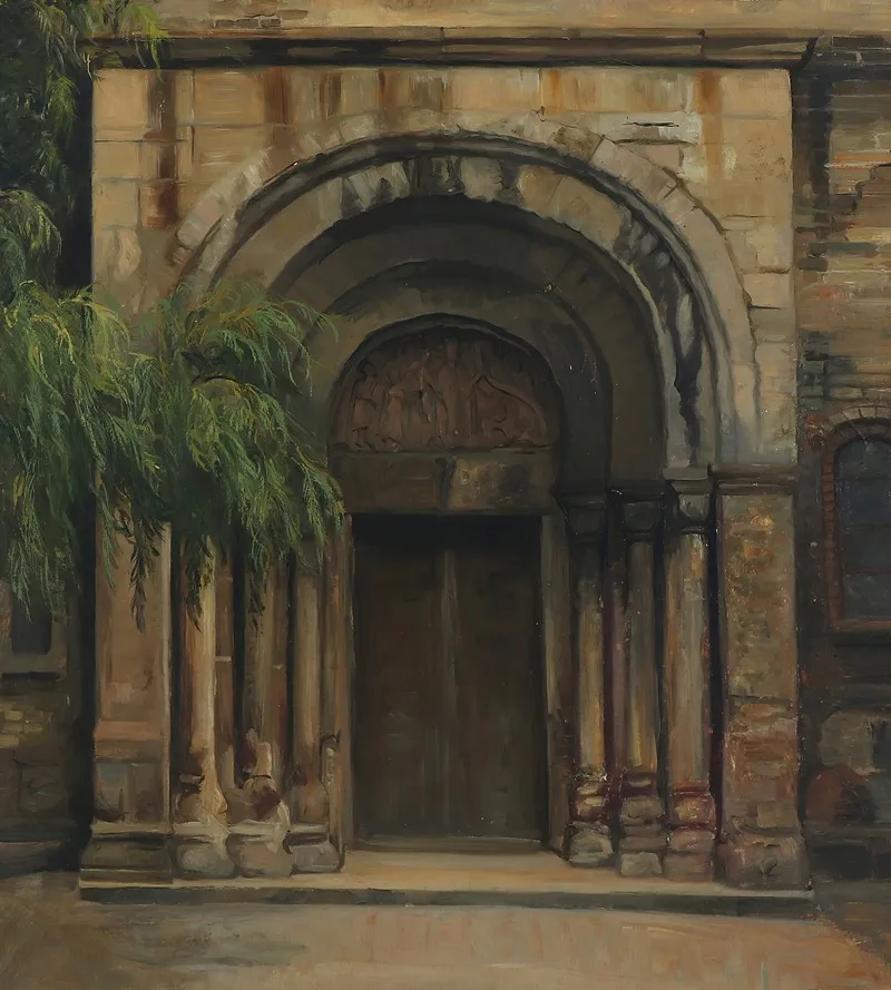 The Entrance To Schleswig Cathedral
