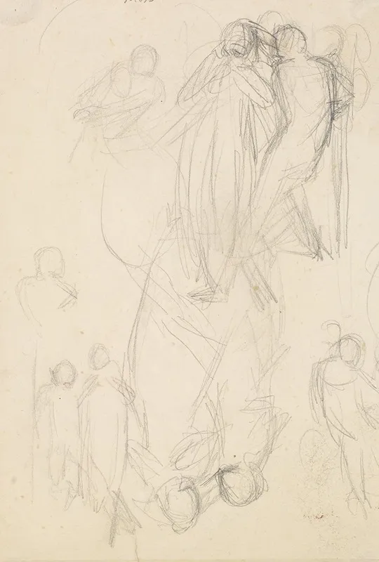 The Escape Of A Heretic Sketch Of The Girl And Her Lover 2