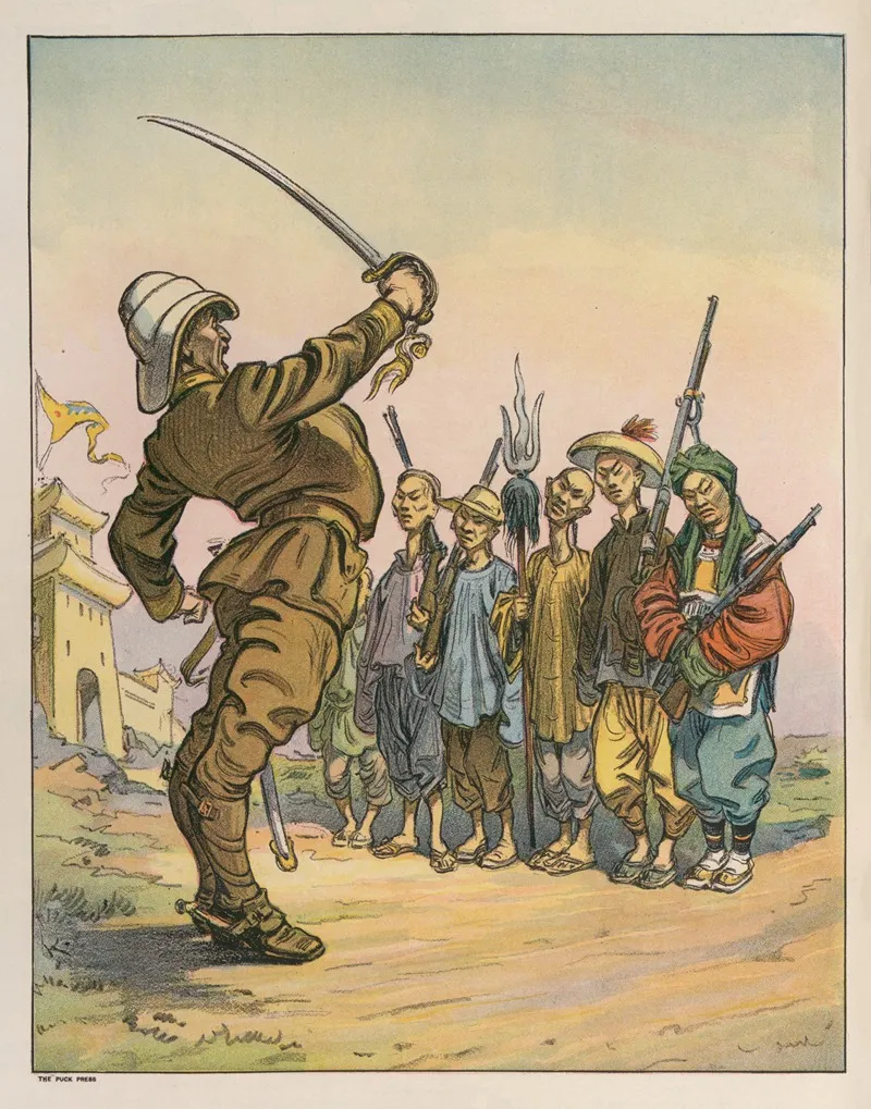 The European Officer And His Chinese Awkward Squad Master Pupils
