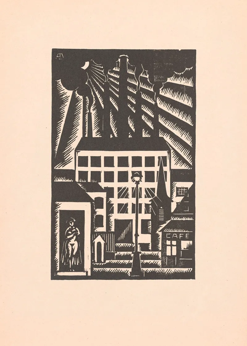 The Factory by Albert Daenens - Canvas Print