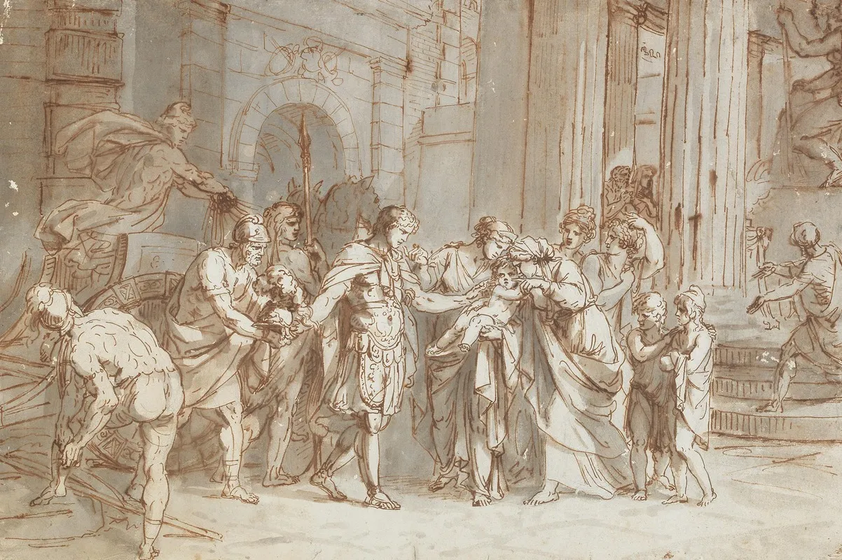 The Farewell Between Hector And Andromache