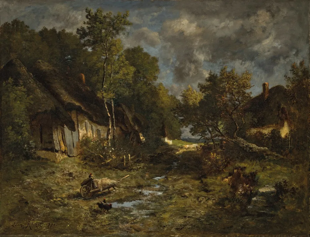 The Farm 3 by Leon Richet - Canvas Print