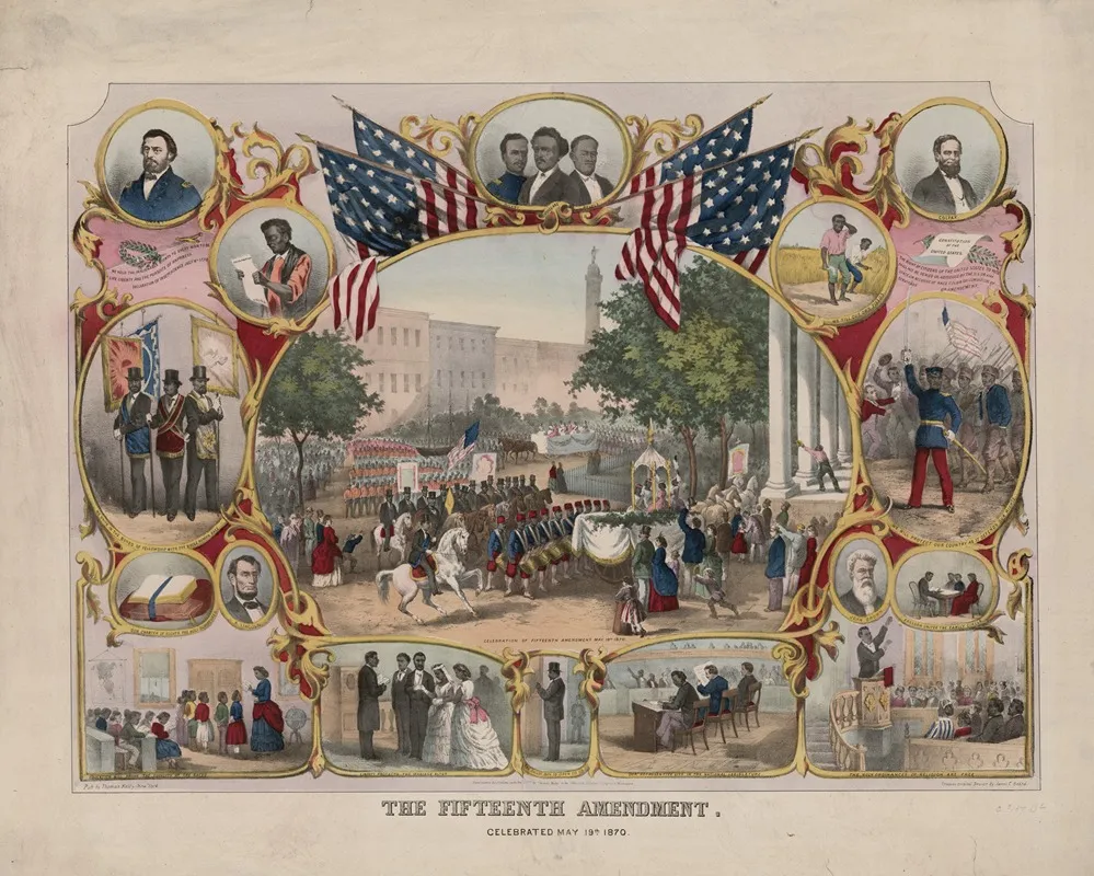 The Fifteenth Amendment Celebrated May 19th 1870 2
