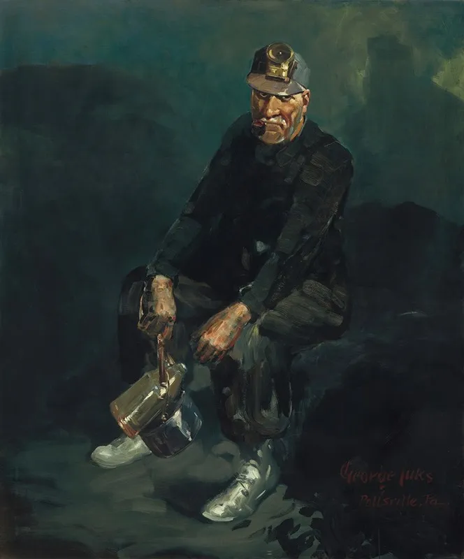The Fire Boss by George Luks - Canvas Print
