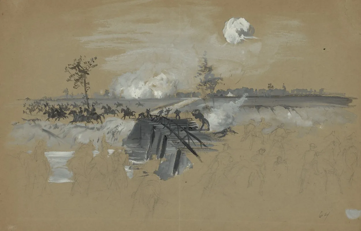 The First Gun At Chickamauga